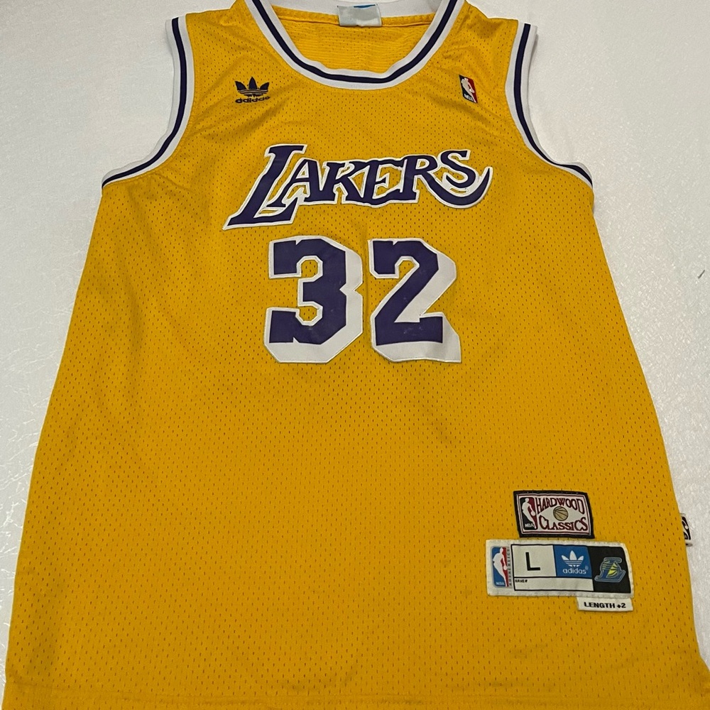 Magic Johnson Lakers Hardwood Classic jersey
